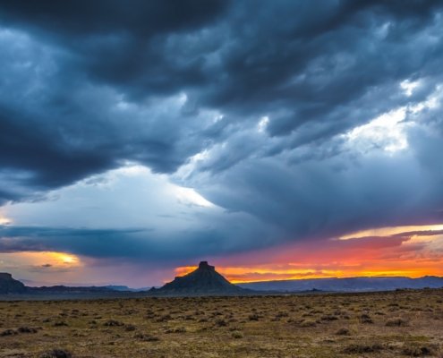 Factory Butte Sunset