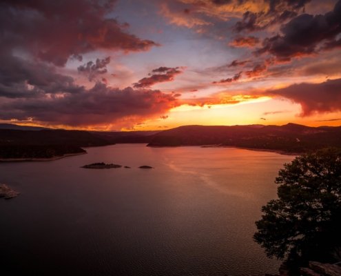 Sunset Flaming Gorge