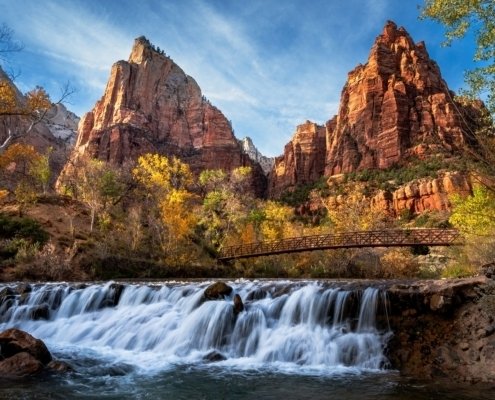 Zion Waterfall