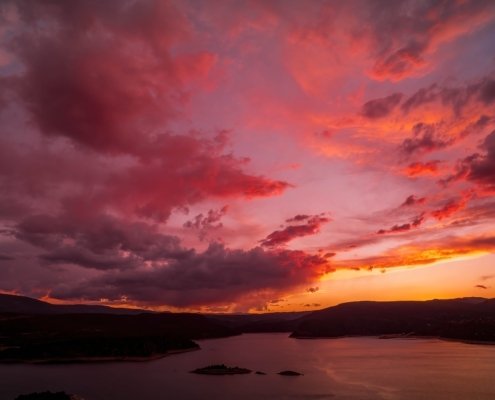 Sunset Flaming Gorge